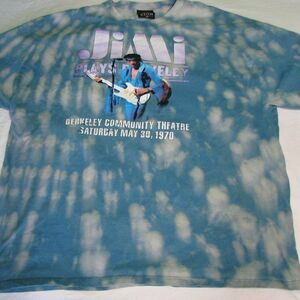 Jim Hendrix Play Berkeley Reprint Tie-Dye T-Shirt